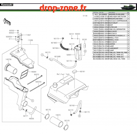 Filtre à air Ultra 310 X 22-23/ 310 LX-S 22-23/ 310 LX 22-23