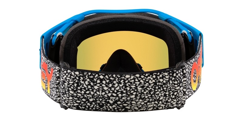 Masque OAKLEY Airbrake MX - Blue Crackle écran Fire Iridium