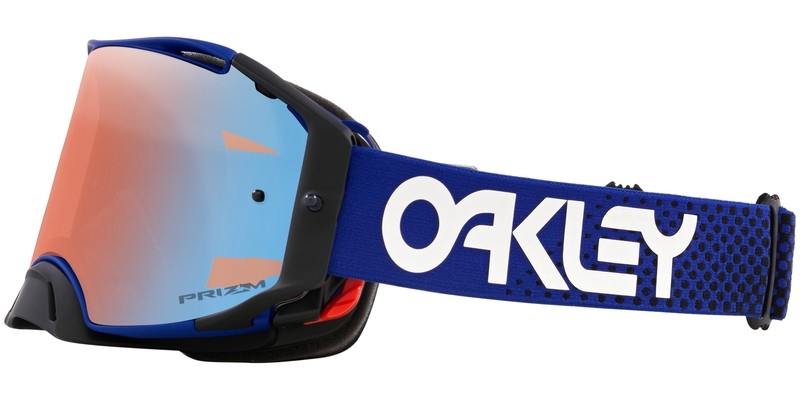 Masque OAKLEY Airbrake MX - Moto Blue B1B écran Prizm MX Sapphire