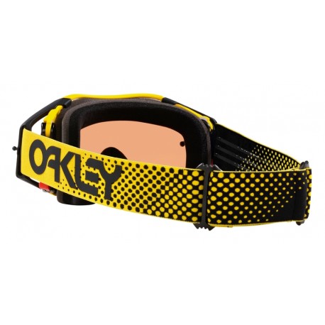 Masque OAKLEY Airbrake MX - Moto Yellow B1B écran Prizm MX Bronze