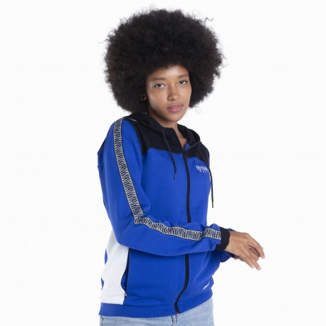 SWEAT À CAPUCHE FEMME PADDOCK BLUE