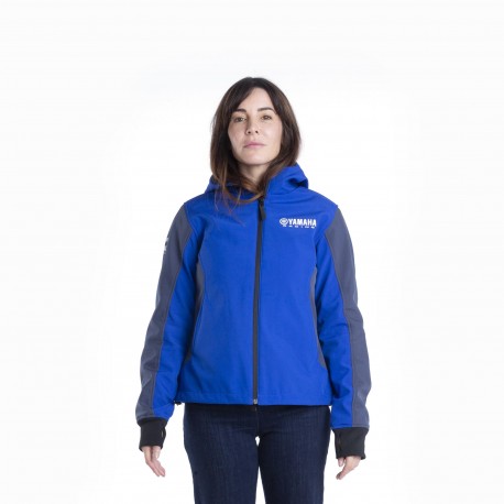 SOFTSHELL DE ROUTE HOMOLOGUÉE PADDOCK BLUE POUR FEMME