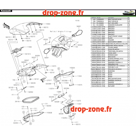 Coque avant STX 160 22-23