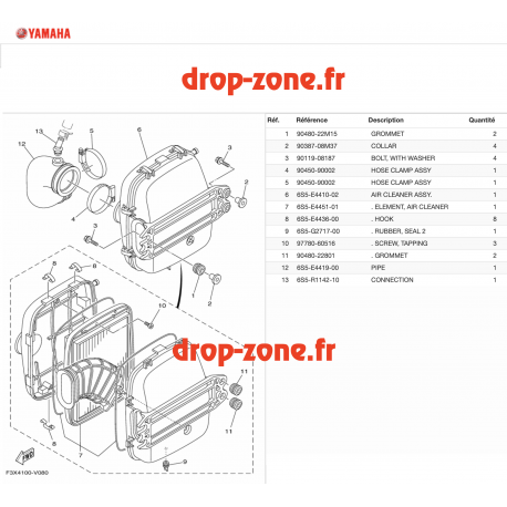 Filtre à air FX SVHO-Cruiser 20