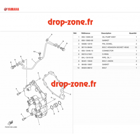 Pompe à huile FX SVHO 21FX Cruiser SVHO 21