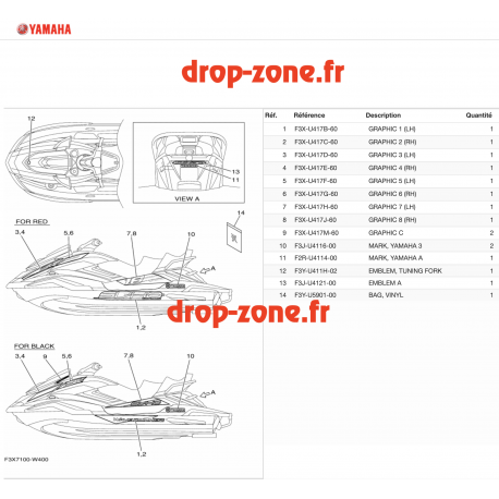 Stickers FX SVHO Cruiser Noir 21