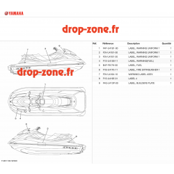 Labels de sécurité GP 1800R HO 21