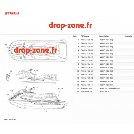 Stickers GP 1800R HO Noir 21