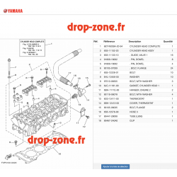 Culasse FX SVHO 22/ FX Cruiser SVHO 22