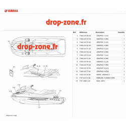 Stickers GP 1800R HO Bleu 23