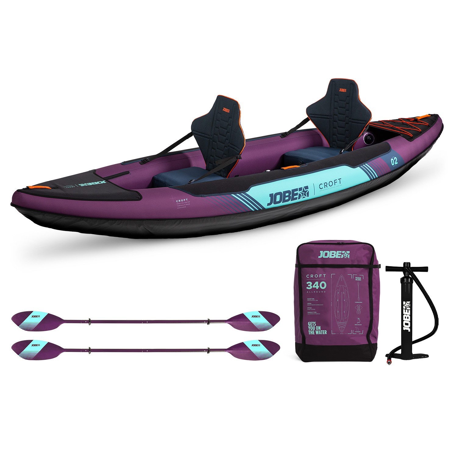 JOBE CROFT KAYAK GONFLABLE...