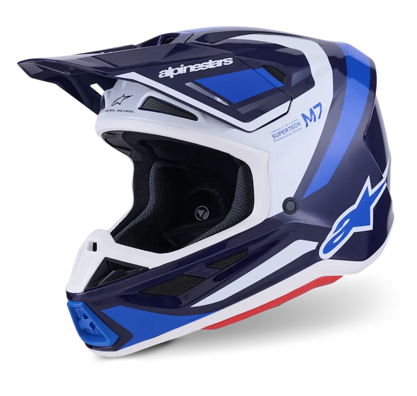 S-M7 Rise Casque Bleu/ Blanc