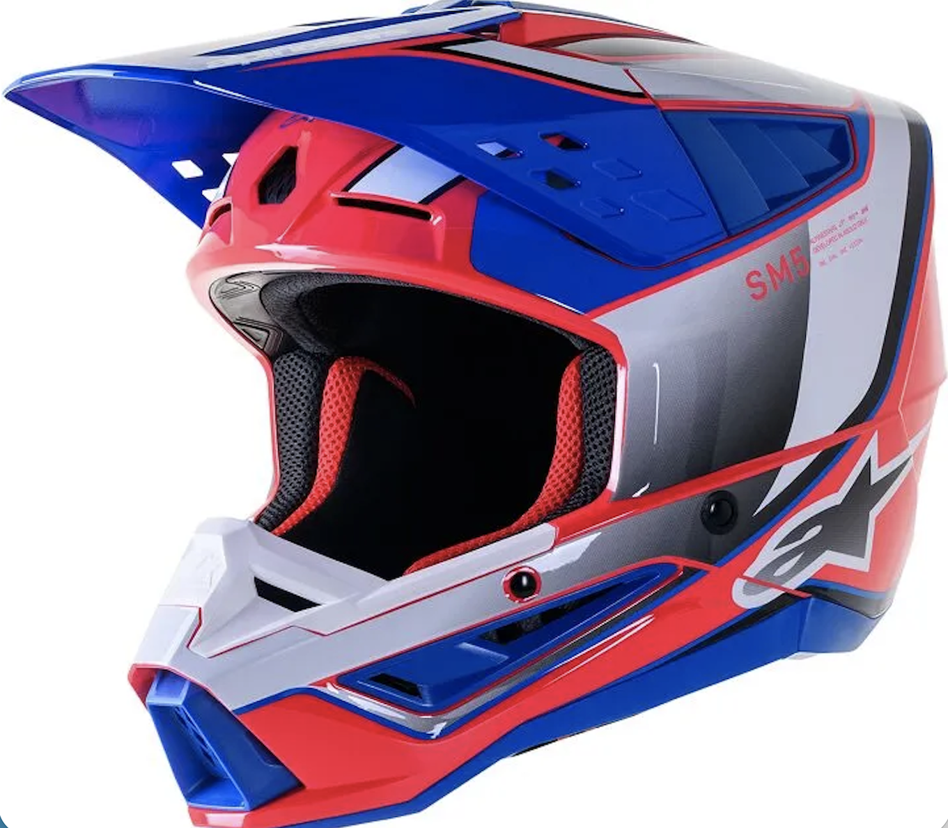 Casque SM5 Sail Bleu/ Rouge