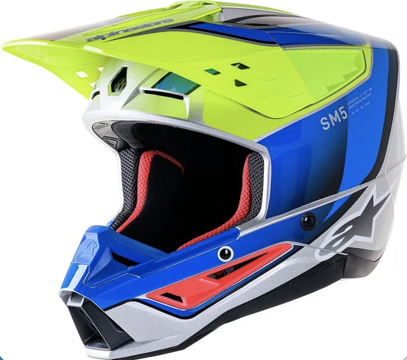 Casque SM5 Sail Jaune/ Bleu