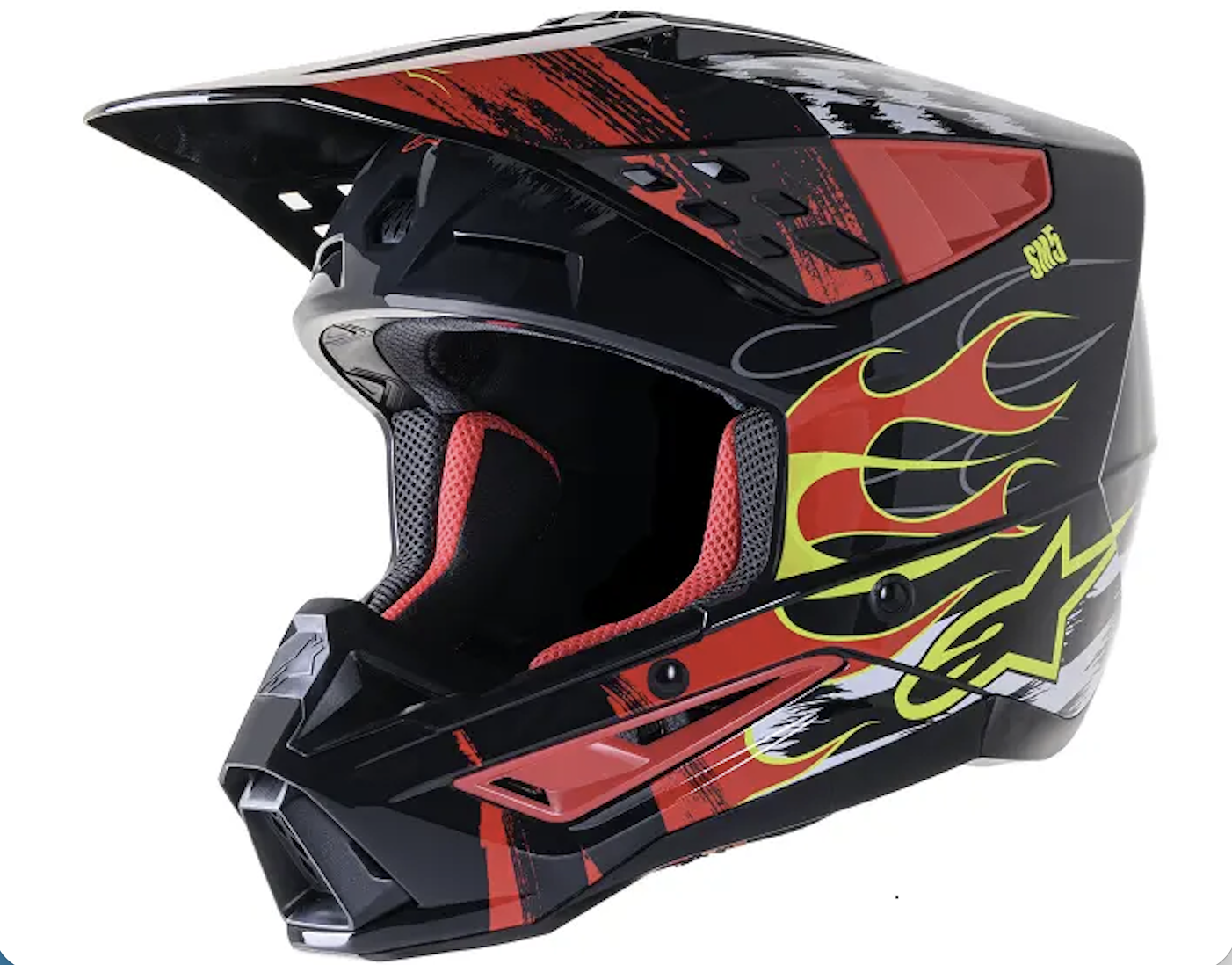 Casque Supertech M5 Rash Rouge
