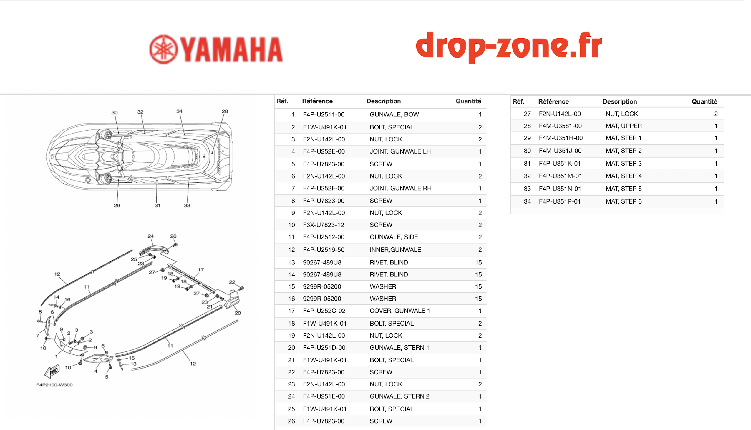 Tapis/ Listons GP 1800R...