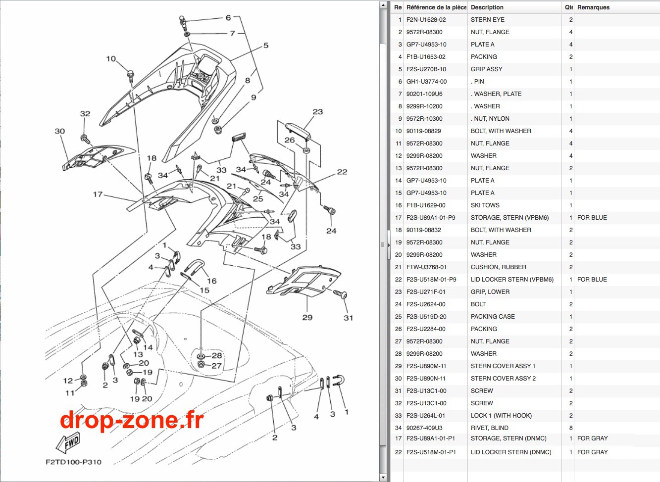 Support selle FX SVHO 16-17
