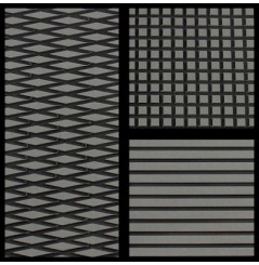 TAPIS HYDROTURF EN ROULEAU DARK GRAY / BLACK