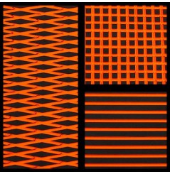 TAPIS HYDROTURF EN ROULEAU BLACK / ORANGE