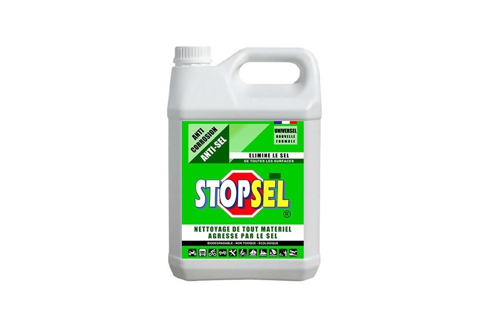 STOPSEL UNIVERSEL 5L - Protection Anti-corrosion Sel - Biodégradable - Pour Matériel Maritime Et Véhicules